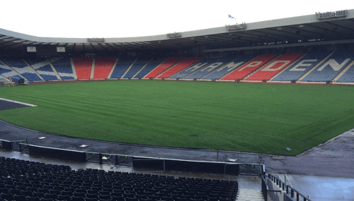 Hampden Park Roars Approval For New Match Pitch