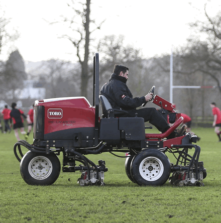 Historic school improves grounds with Reelmaster