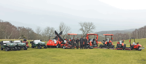 Eclipse 322 Greens Mower Is Perfect For Molle Golf Club
