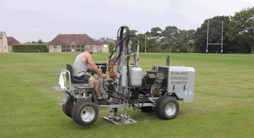 Relief For Council Run Sports Pitches From Terrain Aeration