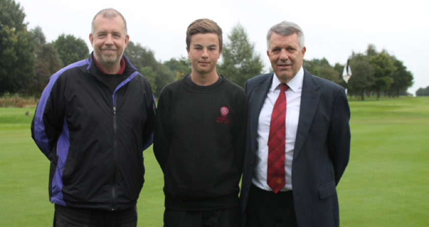 Apprentice blazing a trail for greenkeeping