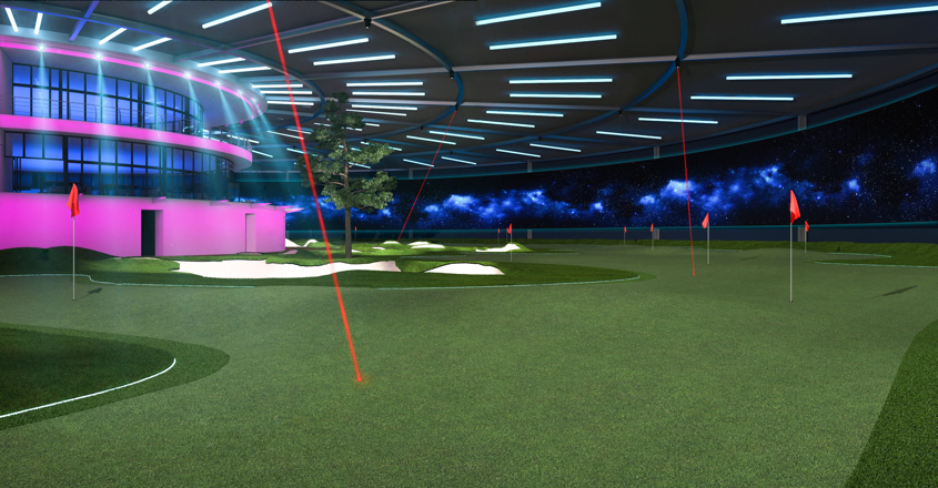Golf comes indoors with REALiTEE