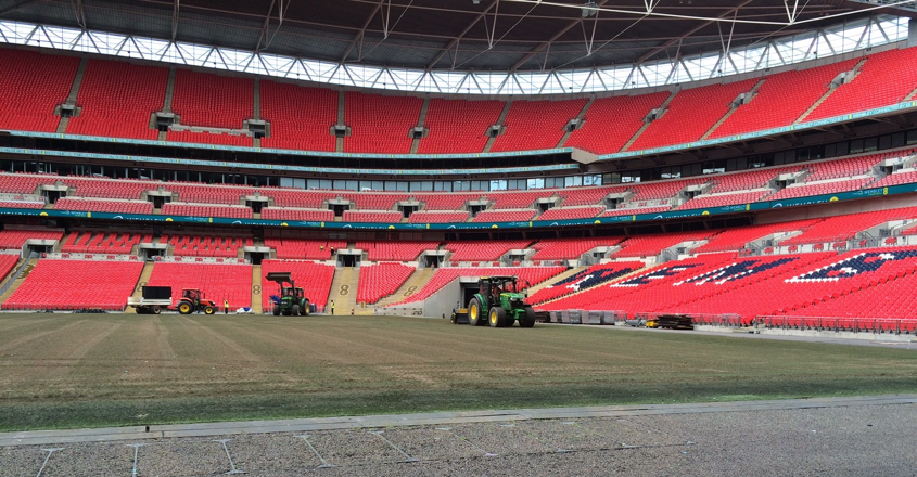 Winter a thing of the past at Wembley Stadium