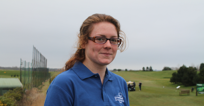 Greenkeeping Apprentice Megan is on course for a great career
