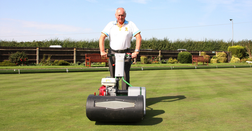 The ultimate mower for Wycliffe Bowls Club