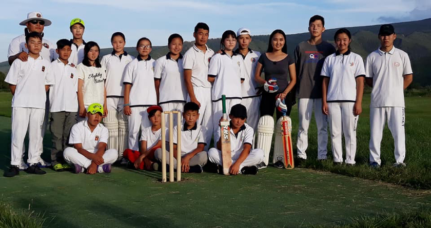 Supporting grass-roots cricket in Mongolia