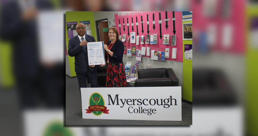 Myerscough supports mental health