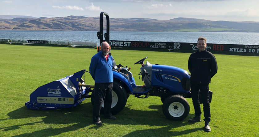 Imants ShockWave best solution for Kyles Athletic Shinty Club drainage