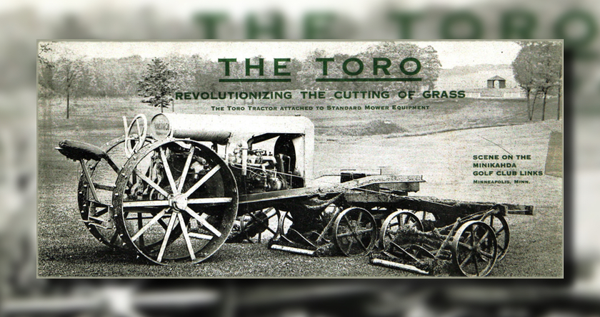 Thank you from Toro after 100 years in the golf industry
