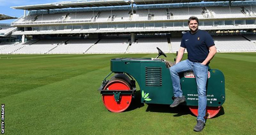 Lord’s groundsman continues to work all hours despite season delay