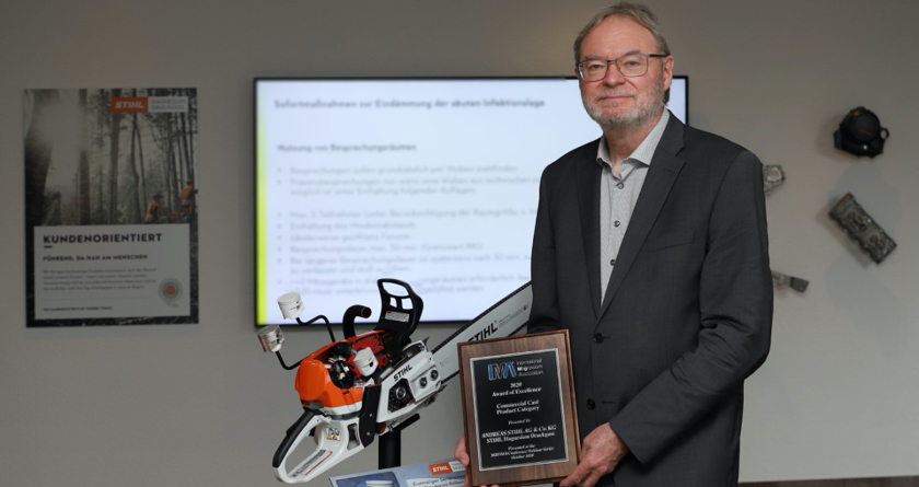 STIHL chainsaw wins top award for magnesium piston technology