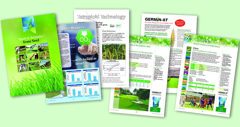 New 2021 grass seed brochure from Rigby Taylor