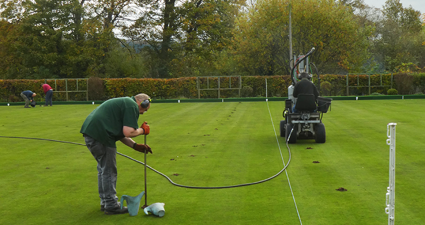 Deep aeration relief for Broadway Bowling Club