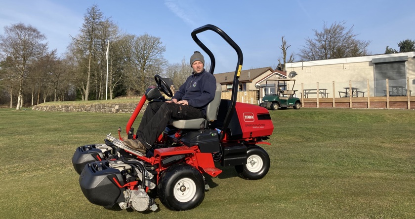 Ex-demo Toro hybrid mower for Shotts Golf Club