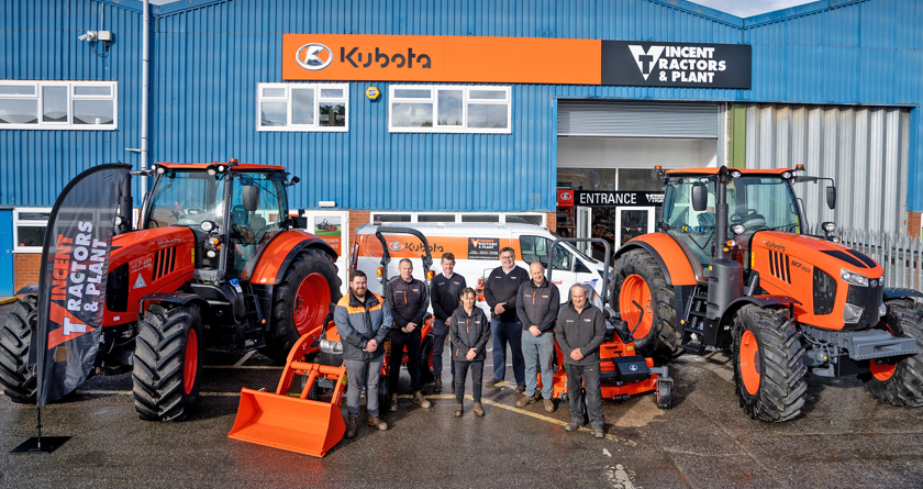 Kubota announces further expansion with Vincent Tractors