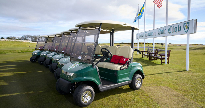 Defibrillators added to star buggies at Royal Dornoch