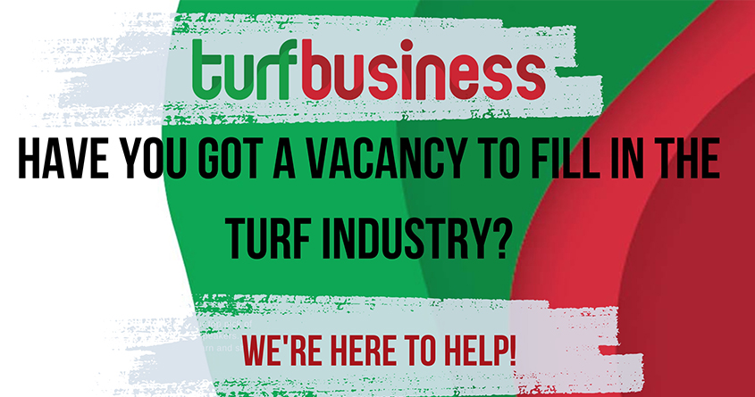 Promote your turf industry job vacancy, for free!