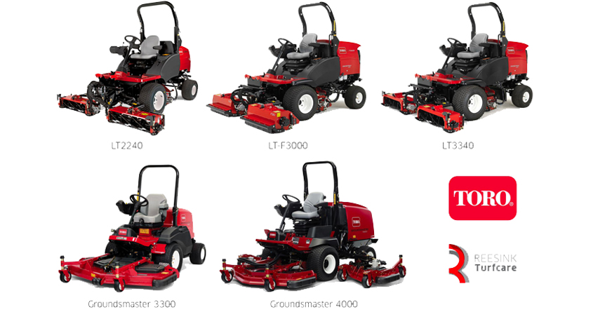 Toro grounds mowers in stock and ready for delivery