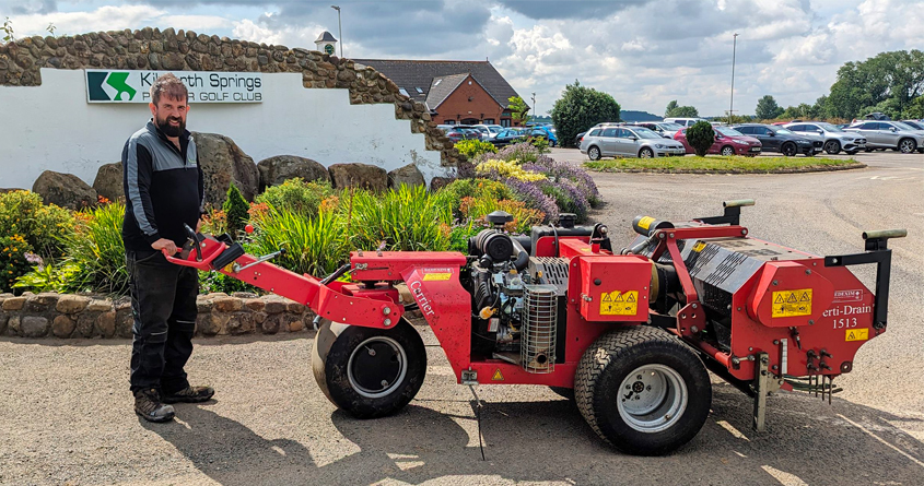 Redexim Carrier labelled the ‘most important piece of kit’ at Kilworth Springs Golf Club