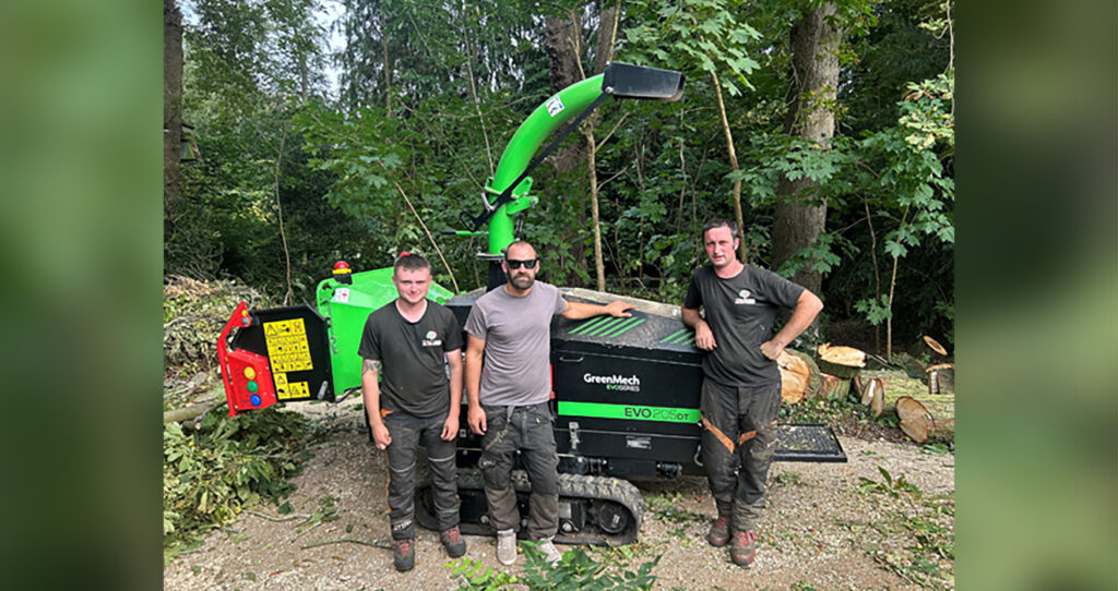 ACW Trees tackle rising fuel costs thanks to brace of EVO woodchippers from GreenMech