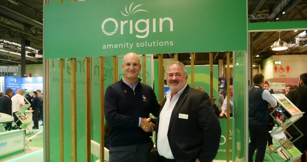 BIGGA accepts generous donation for benevolent fund from Origin Enterprises staff