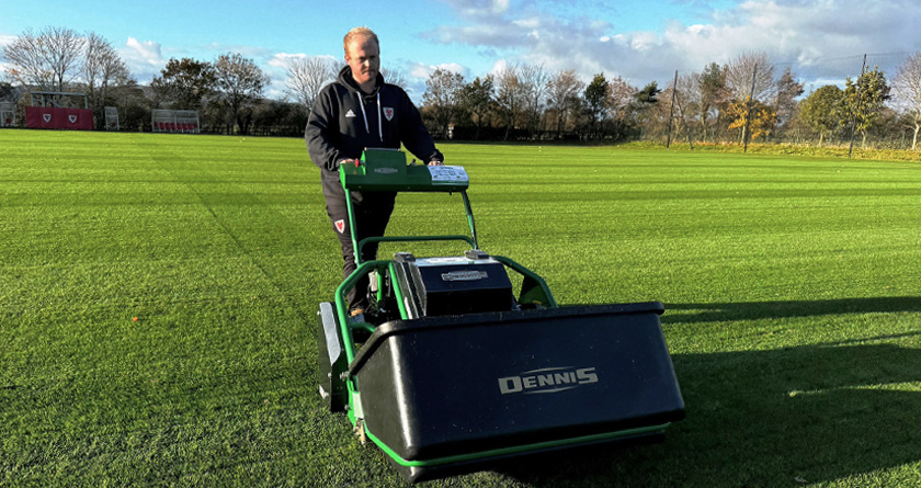 Dennis gives Colliers Park the cutting edge