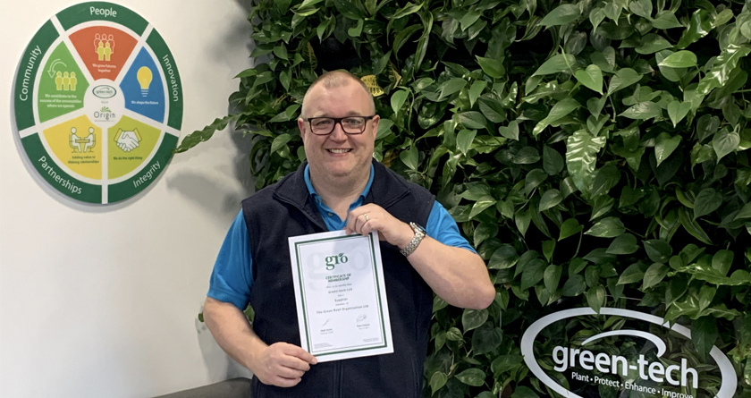 Green-tech celebrates Ten Years of Membership with Green Roof Organisation (GRO)