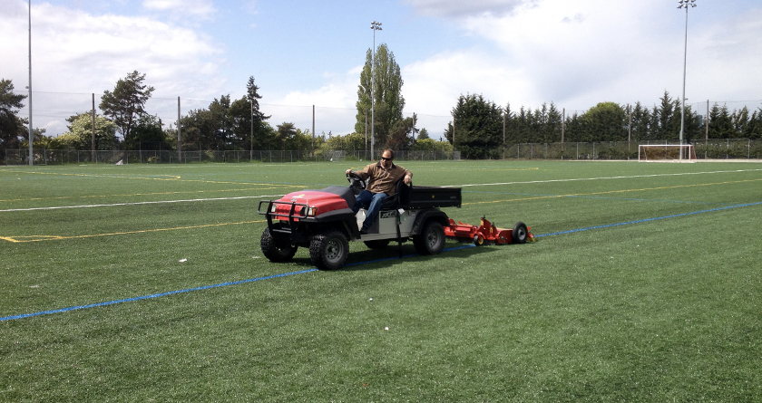 Diligent synthetic turf maintenance key to microplastics concerns