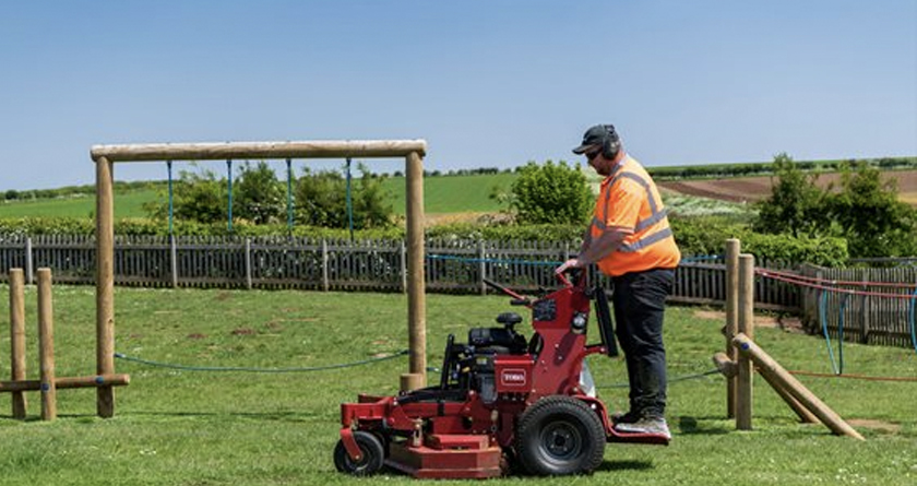 Landscape services levels up with TORO grandstand