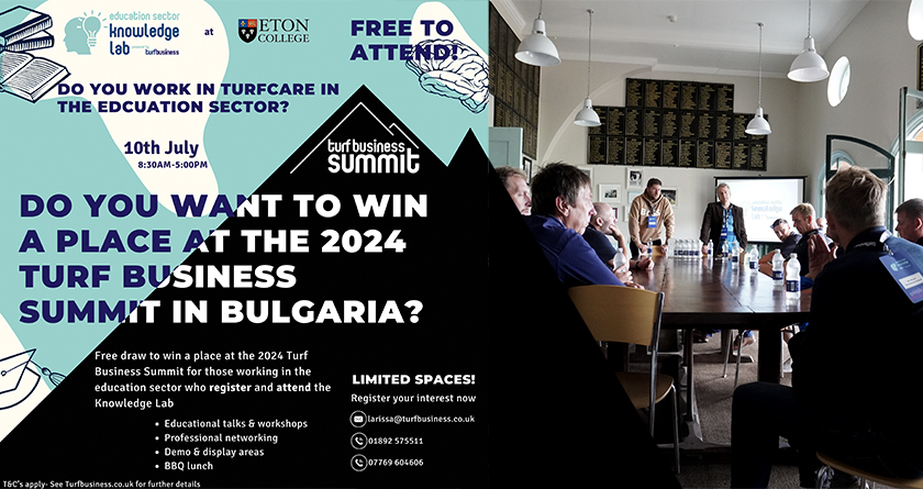 Win a place at the Turf Business Summit 2024 in Bulgaria!