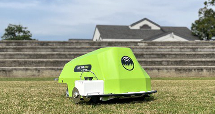 Win a Union Jack Turf Tank robot at GroundsFest for a year!