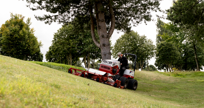 Head Greenkeeper’s Christmas present was a Ventrac