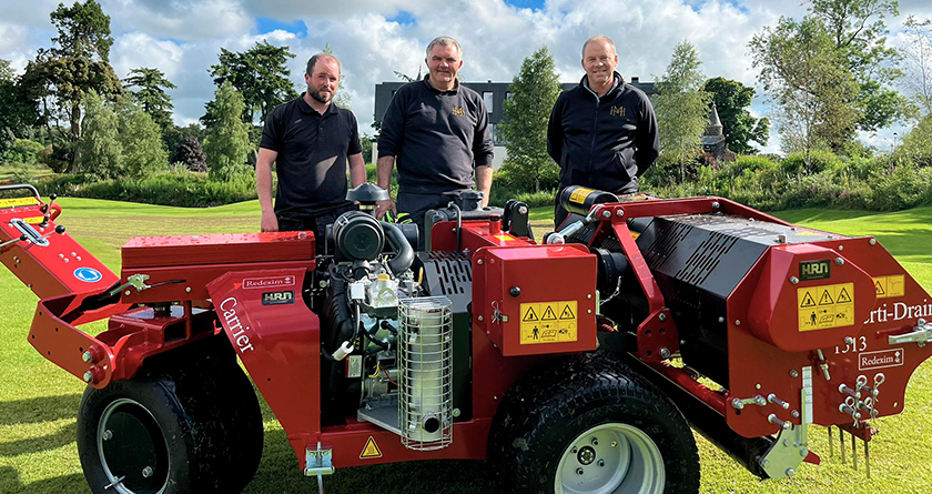 Meldrum House equipped to withstand wetter winters with versatile Verti-Drain® and Carrier
