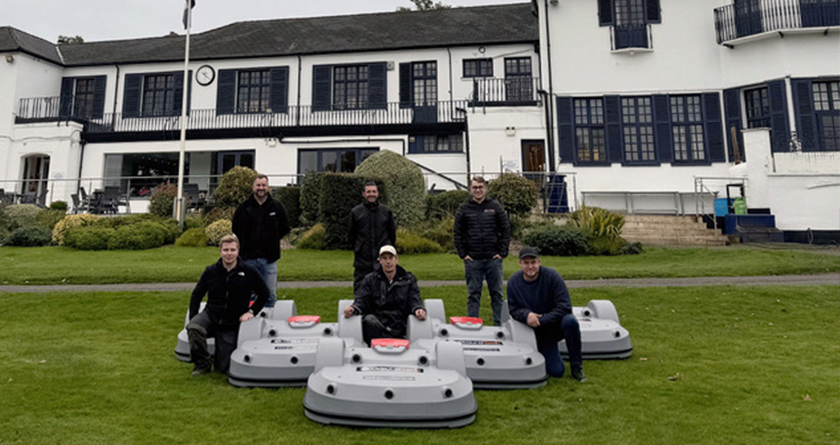 Six Echo TM-2050’s transform the task of winter presentation at Hartsbourne Country Club