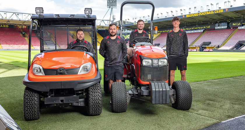 Compact reliability from Kubota at Watford Football Club