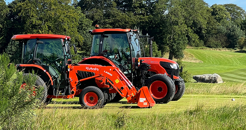 Meldrum House praise Kubota M4073