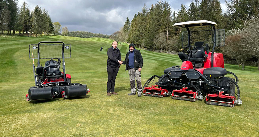 Onwards and upwards for Moffat Golf Club with mowing partnership from Baroness