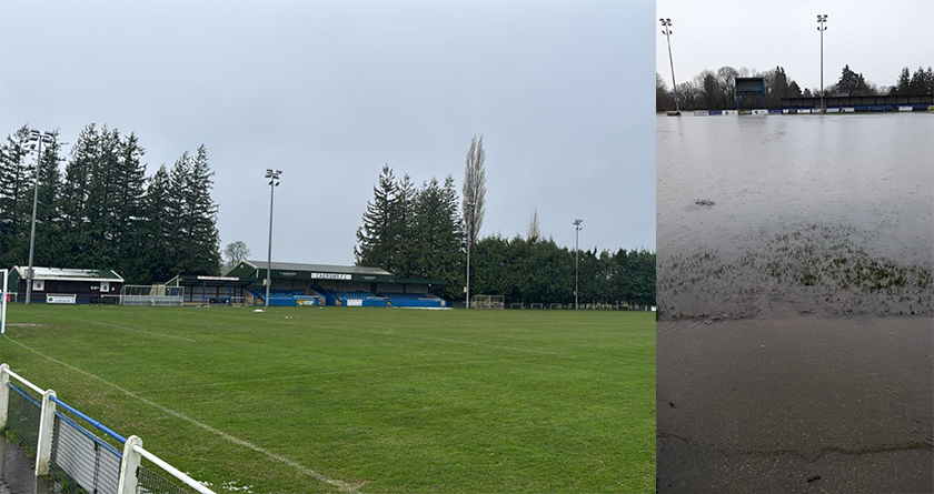 Terrain Aeration provide flood relief for Caersws Football Club