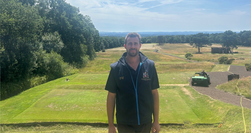 Hadlow College student first to complete level 3 Sports Turf Technician Apprenticeship
