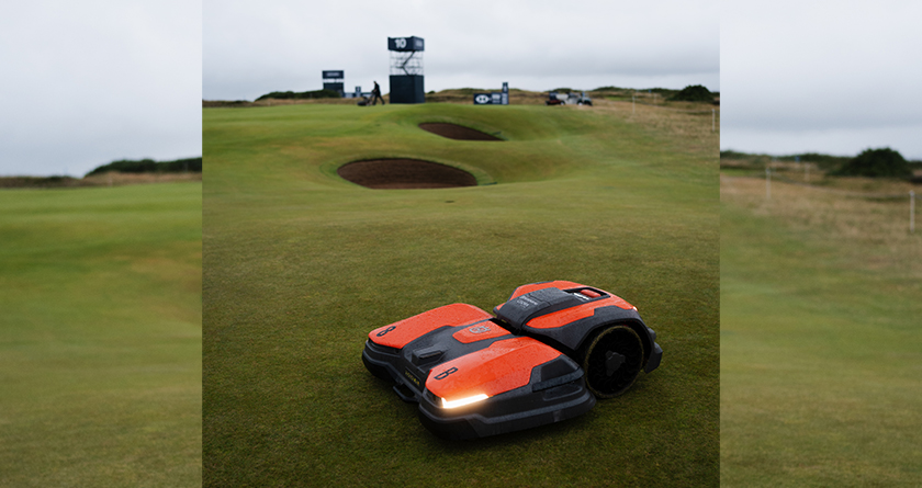 History making robots from Husqvarna prepare course for the AIG Women’s Open