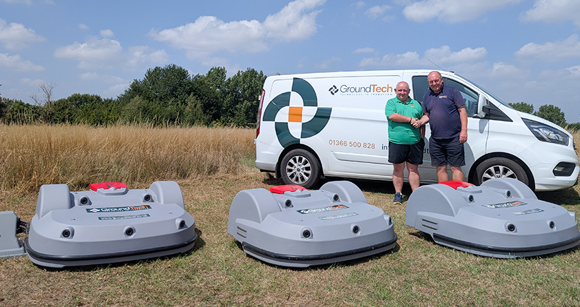 GroundTech robotics and renewables work in perfect partnership at Rushden Golf Club