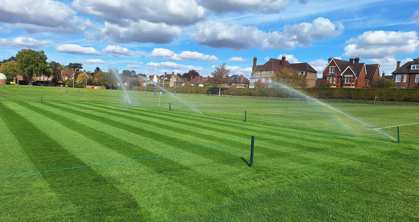Bedford School transform with fully automated Hunter irrigation system