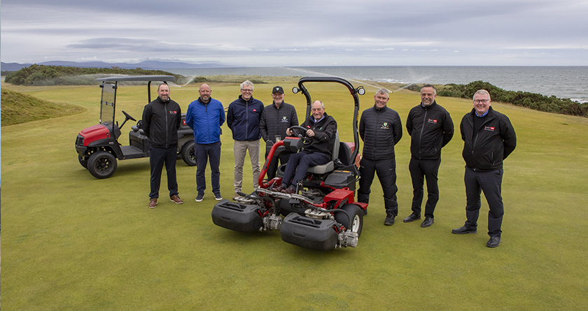 Toro irrigation & machinery provide complete care for Royal Dornoch