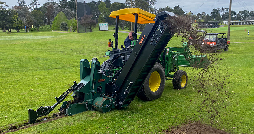 Campey expand range with TCT Fairway Trencher from TrenchIt