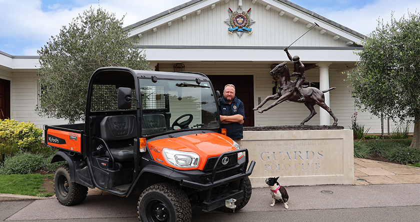 Kubota powers Guards Polo Club with reliable tractor and RTV Fleet