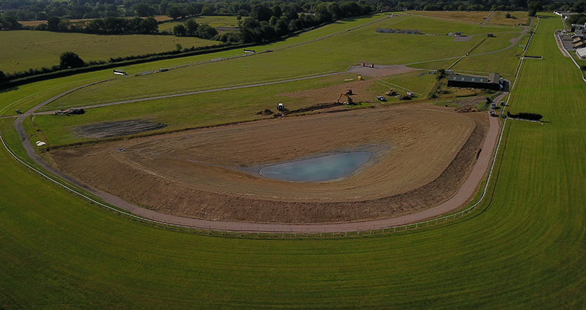 Plumpton Racecourse secures sustainable water supply thanks to AMS Contractors