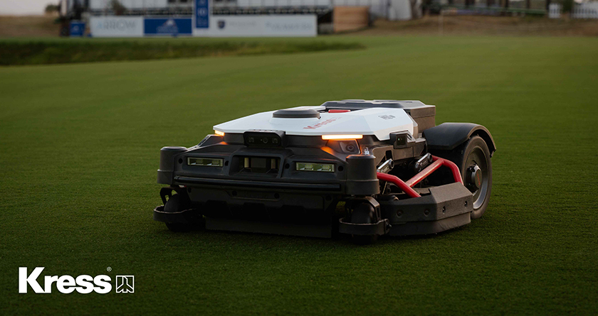 Kress showcase unmanned mowing at Portugal Invitational